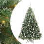 Árbol de Navidad artificial con 300 LED Verde 180 cm PE y PVC