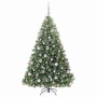 Árbol de Navidad artificial con 300 LED Verde 180 cm PE y PVC