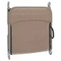 Folding sun loungers 2 units steel and taupe gray textilene by vidaXL, Loungers - Ref: Foro24-360186, Price: 92,06 €, Discoun...