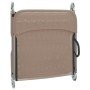 Tumbonas plegables 2 uds acero y textilene gris taupe de vidaXL, Tumbonas - Ref: Foro24-360186, Precio: 100,03 €, Descuento: %