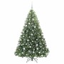 Árbol de Navidad artificial con 300 LED Verde 180 cm PE y PVC