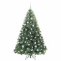 Árbol de Navidad artificial con 300 LED Verde 180 cm PE y PVC