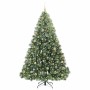 Árbol de Navidad artificial con 300 LED Verde 180 cm PE y PVC