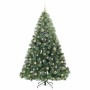 Árbol de Navidad artificial con 300 LED Verde 180 cm PE y PVC