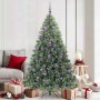 Árbol de Navidad artificial con 300 LED Verde 180 cm PE y PVC