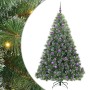 Árbol de Navidad artificial con 300 LED Verde 180 cm PE y PVC
