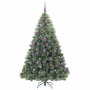 Árbol de Navidad artificial con 300 LED Verde 180 cm PE y PVC