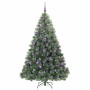 Árbol de Navidad artificial con 300 LED Verde 180 cm PE y PVC