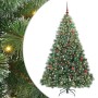 Árbol de Navidad artificial con 300 LED Verde 180 cm PE y PVC