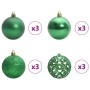 Árbol de Navidad artificial con 300 LED Verde 180 cm PE y PVC