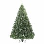 Árbol de Navidad artificial con 300 LED Verde 210 cm PE y PVC