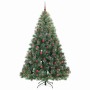 Árbol de Navidad artificial con 300 LED Verde 210 cm PE y PVC