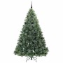 Árbol de Navidad artificial con 300 LED Verde 210 cm PE y PVC