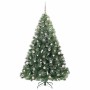 Árbol de Navidad artificial con 300 LED Verde 210 cm PE y PVC
