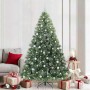 Árbol de Navidad artificial con 300 LED Verde 210 cm PE y PVC