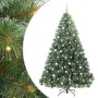 Árbol de Navidad artificial con 300 LED Verde 210 cm PE y PVC