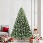 Árbol de Navidad artificial con 300 LED Verde 210 cm PE y PVC