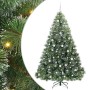 Árbol de Navidad artificial con 300 LED Verde 210 cm PE y PVC