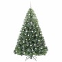 Árbol de Navidad artificial con 300 LED Verde 210 cm PE y PVC