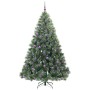 Árbol de Navidad artificial con 300 LED Verde 210 cm PE y PVC