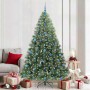 Árbol de Navidad artificial con 300 LED Verde 210 cm PE y PVC