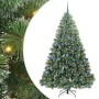 Árbol de Navidad artificial con 300 LED Verde 210 cm PE y PVC