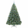 Árbol de Navidad artificial con 300 LED Verde 210 cm PE y PVC