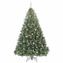 Árbol de Navidad artificial con 300 LED Verde 240 cm PE y PVC