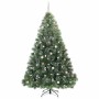 Árbol de Navidad artificial con 300 LED Verde 240 cm PE y PVC