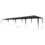 Anthrazitgraues PE-Partyzelt 3x12 m von vidaXL, Zelte und Pavillons - Ref: Foro24-45090, Preis: 158,16 €, Rabatt: %