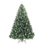 Árbol de Navidad artificial con 300 LED Verde 240 cm PE y PVC