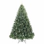 Árbol de Navidad artificial con 300 LED Verde 240 cm PE y PVC