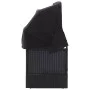 Gartenliege mit schwarzer synthetischer Rattan-Markise von vidaXL, Liegen - Ref: Foro24-46092, Preis: 246,24 €, Rabatt: %