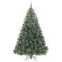 Árbol de Navidad artificial con 300 LED Verde 240 cm PE y PVC