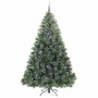 Árbol de Navidad artificial con 300 LED Verde 240 cm PE y PVC