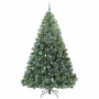 Árbol de Navidad artificial con 300 LED Verde 240 cm PE y PVC