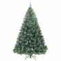 Árbol de Navidad artificial con 300 LED Verde 240 cm PE y PVC