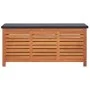 Solid eucalyptus wood garden storage box 117x50x55 cm by vidaXL, Outdoor storage boxes - Ref: Foro24-47285, Price: 228,63 €, ...