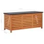 Solid eucalyptus wood garden storage box 117x50x55 cm by vidaXL, Outdoor storage boxes - Ref: Foro24-47285, Price: 228,63 €, ...
