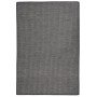 Alfombra de exterior de tejido plano gris 120x170 cm