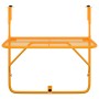 Mesa de balcón acero amarillo 60x40 cm