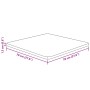 Tablero de mesa cuadrado madera roble marrón claro 70x70x1,5 cm en Tableros para mesas | Comprar online en Foro24
