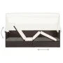 Garden sofa with brown synthetic rattan canopy by vidaXL, Loungers - Ref: Foro24-49394, Price: 225,23 €, Discount: %