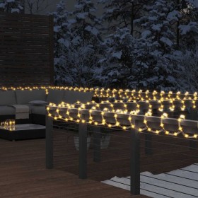 Tira de luces con 1200 LED blanco cálido PVC 50 m
