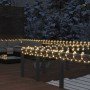 Tira de luces con 1200 LED blanco cálido PVC 50 m