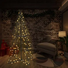 Árbol Navidad 240 luces LED interior y exterior 115x150 cm de vidaXL, Arboles de navidad - Ref: Foro24-51006, Precio: 61,23 €...