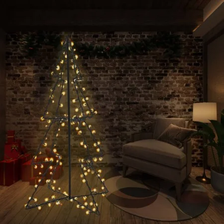 Árbol Navidad 240 luces LED interior y exterior 115x150 cm de vidaXL, Arboles de navidad - Ref: Foro24-51006, Precio: 61,23 €...