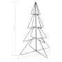Árbol Navidad 240 luces LED interior y exterior 115x150 cm de vidaXL, Arboles de navidad - Ref: Foro24-51006, Precio: 61,23 €...