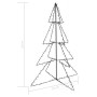 Weihnachtsbaum 240 LED-Lichter drinnen und draußen 115x150 cm von vidaXL, Weihnachtsbäume - Ref: Foro24-51006, Preis: 63,22 €...