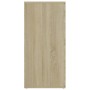 Plywood sideboard in Sonoma oak color 80x36x75 cm by vidaXL, Sideboards - Ref: Foro24-805773, Price: 74,04 €, Discount: %